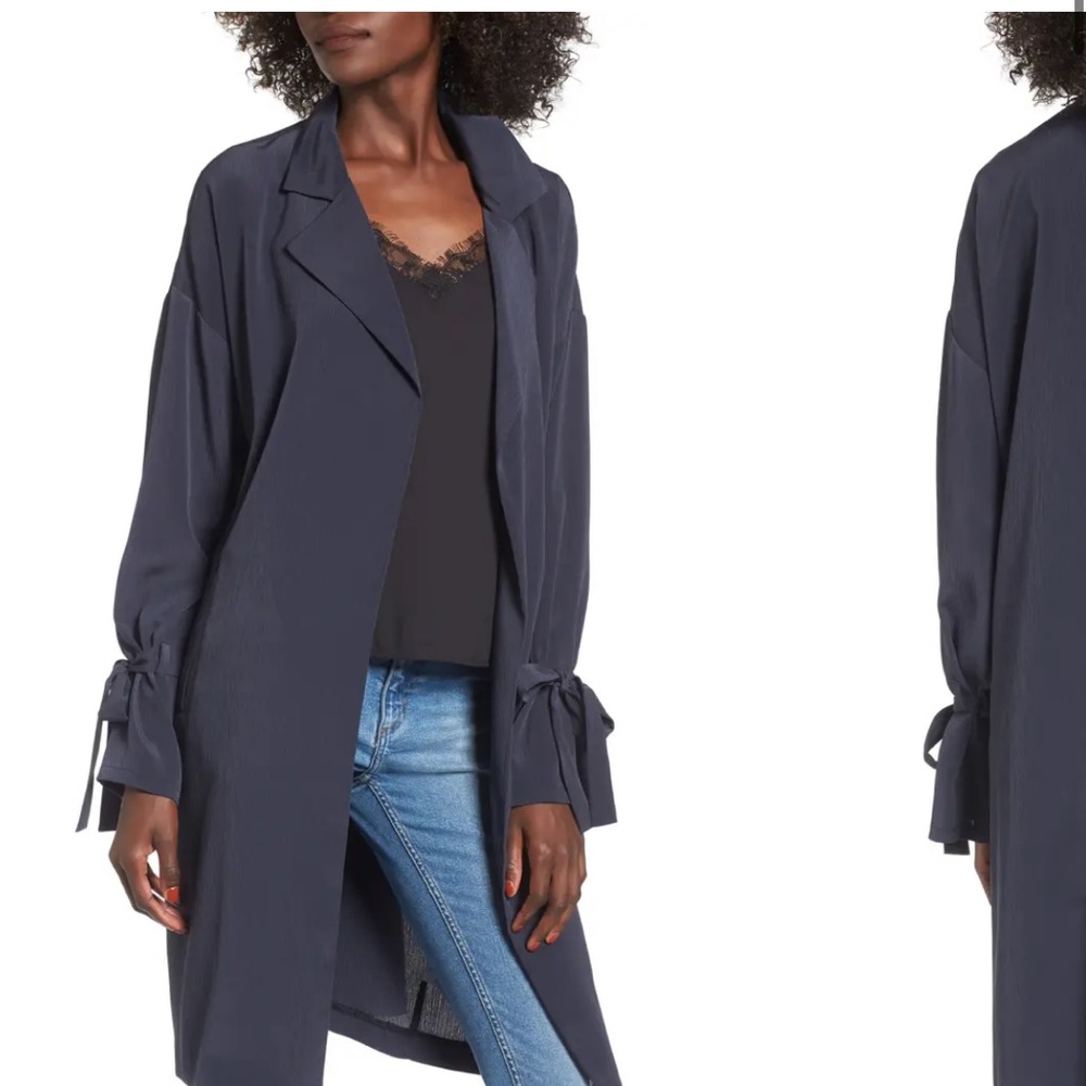 Tie sleeve jacket